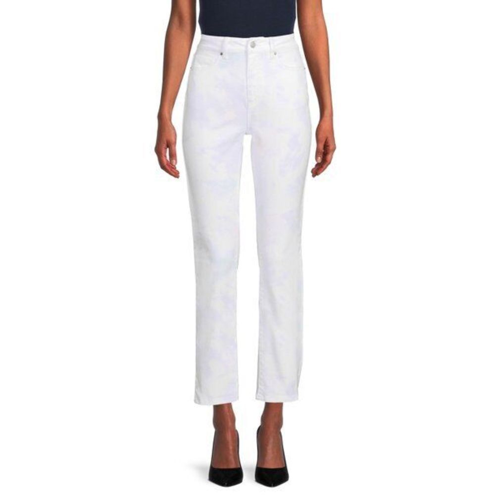 Time and Tru Women's High Rise Straight Crop Jean, Free Shipping!!! - Picture 2 of 5